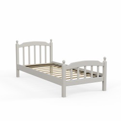 Bed HOBEL V-LANA-03 WOOD 90X200 WHITE (3) 