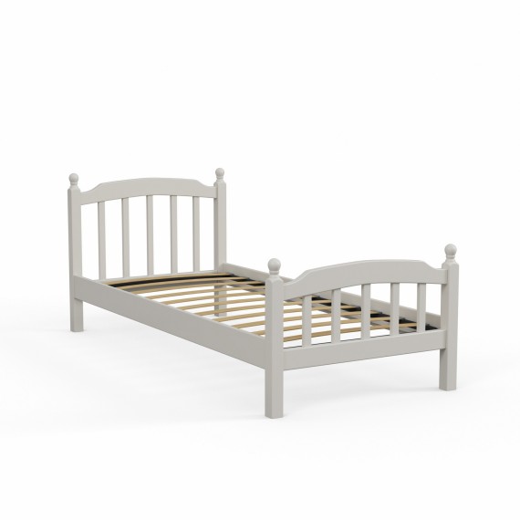 Кровать HOBEL V-LANA-03 WOOD 90X200 WHITE (3) 