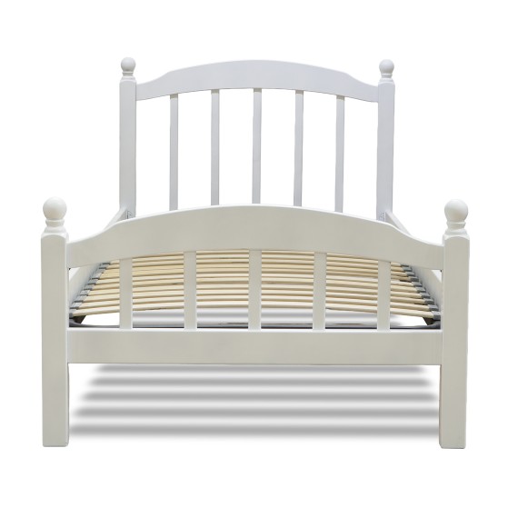 Кровать HOBEL V-LANA-03 WOOD 90X200 WHITE (3) 