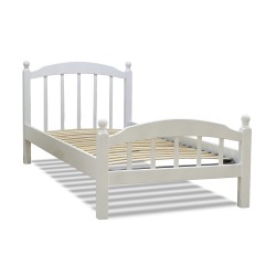 Bed HOBEL V-LANA-03 WOOD 90X200 WHITE (3) 