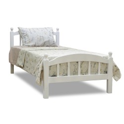 Bed HOBEL V-LANA-03 WOOD 90X200 WHITE (3) 