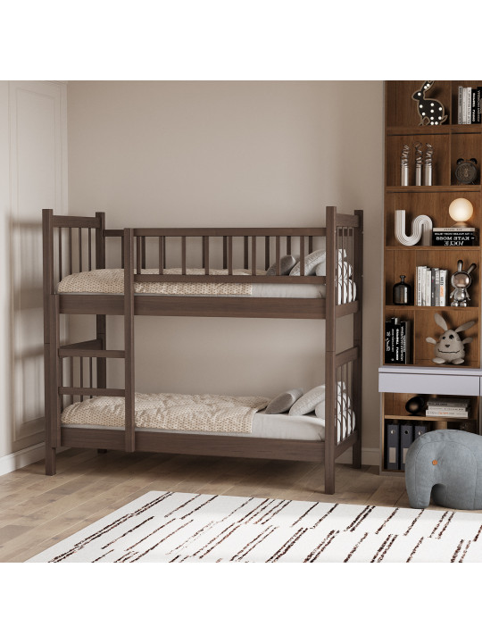 Մանկական մահճակալ HOBEL TWO-STOREY EX-B53 90X190 BROWN PIGMENT (7) 