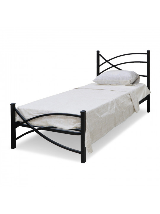 Bed HOBEL WMX-B-100 90x200 METAL BLACK/BLACK (3) 