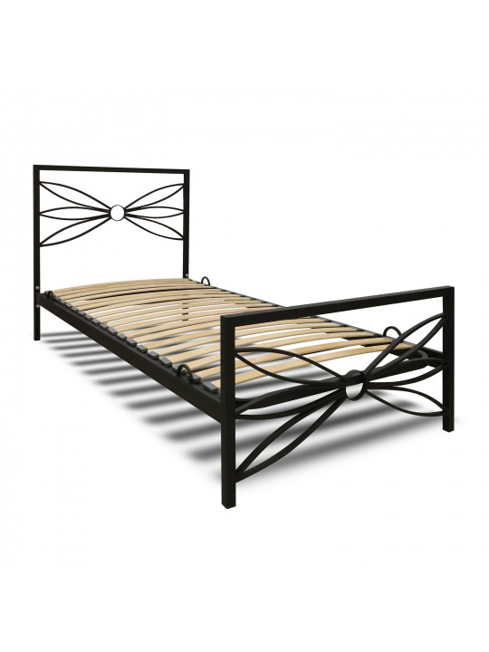 Bed HOBEL WMX-B-102 90x200 BLACK METAL (3) 