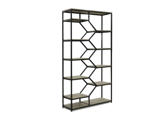 Книжный шкаф и стеллаж HOBEL DAVEN BLACK METAL/K105 (1) 