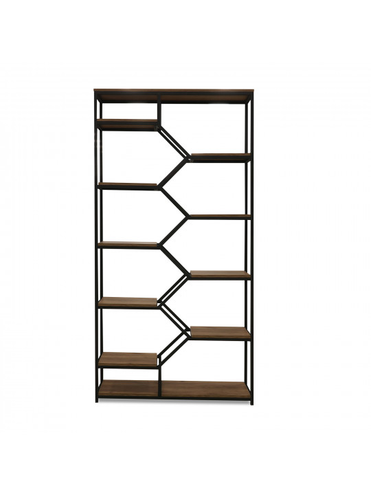 Книжный шкаф и стеллаж HOBEL DAVEN BLACK METAL/K004 (1) 