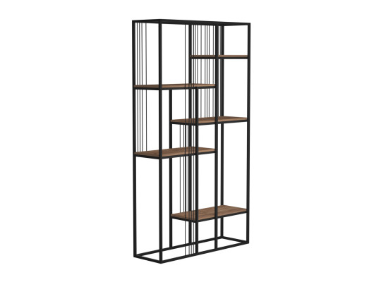 Книжный шкаф и стеллаж HOBEL LANFEN 100 BLACK METAL/ K004 (1) 