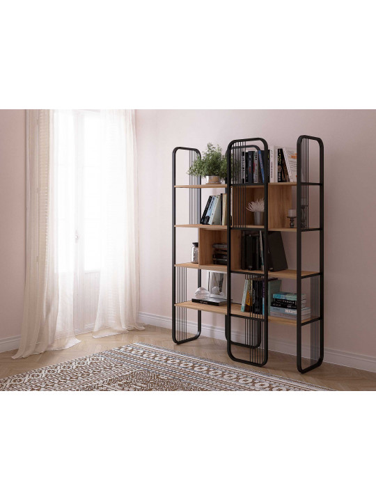 Bookcase & shelving HOBEL LANFEN M-107 BLACK K003 (3) 