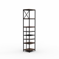 Bookcase & shelving HOBEL LANFEN M-110 BLACK/GLASS FM/K090 (1) 