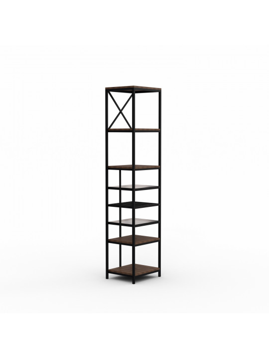 Գրապահարան և դարակաշար HOBEL LANFEN M-110 BLACK/GLASS FM/K090 (1) 