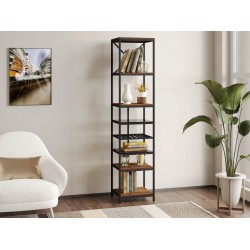 Bookcase & shelving HOBEL LANFEN M-110 BLACK/GLASS FM/K090 (1) 