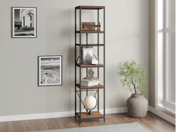 Bookcase & shelving HOBEL LANFEN M-111 BLACK/GLASS FM/K354 (1) 