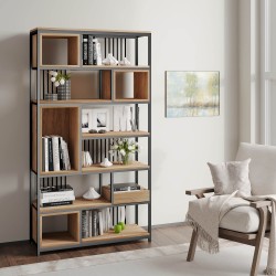 Bookcase & shelving HOBEL LANFEN M124 METAL BLACK/K004 (1) 