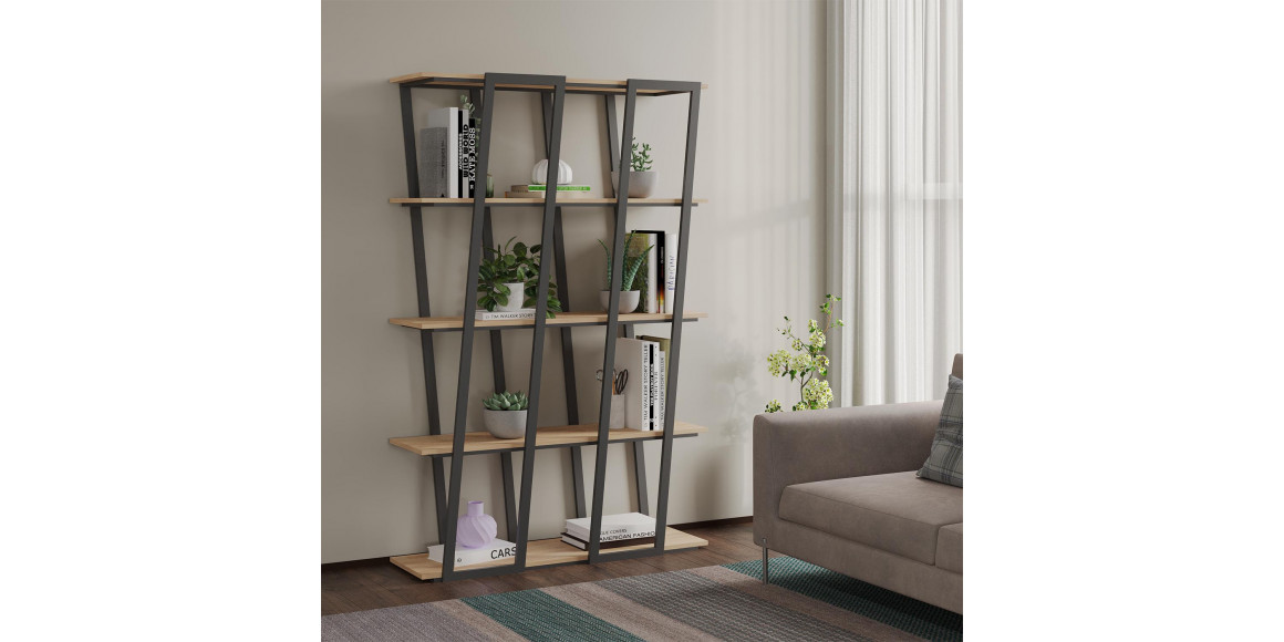 Գրապահարան և դարակաշար HOBEL LANFEN M125 METAL BLACK/K003 (1) 