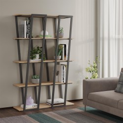 Bookcase & shelving HOBEL LANFEN M125 METAL BLACK/K003 (1) 
