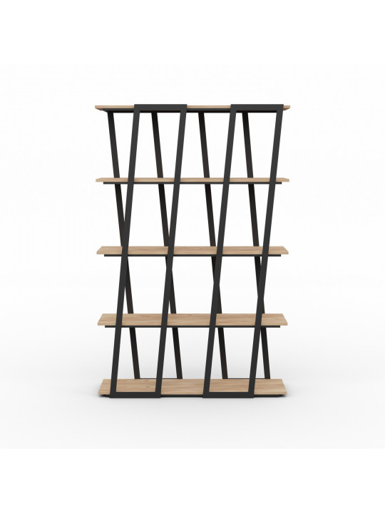 Գրապահարան և դարակաշար HOBEL LANFEN M125 METAL BLACK/K003 (1) 