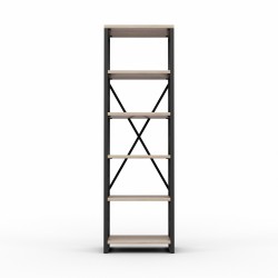 Bookcase & shelving HOBEL LOFT-SH-139-L BLACK/ 3025 (1) 