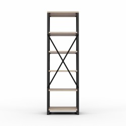 Bookcase & shelving HOBEL LOFT-SH-139-L BLACK/ 3025 (1) 