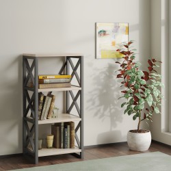 Bookcase & shelving HOBEL LOFT-SH-139-M BLACK/ 3025 (1) 