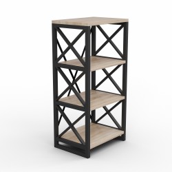 Bookcase & shelving HOBEL LOFT-SH-139-M BLACK/ 3025 (1) 