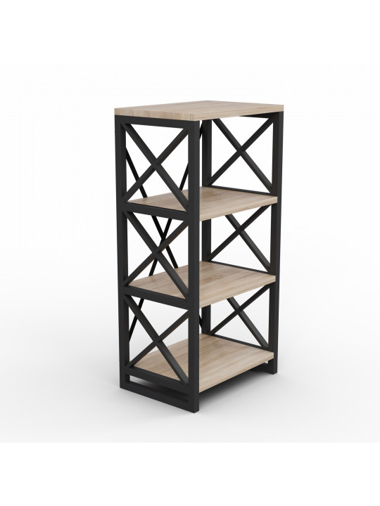 Bookcase & shelving HOBEL LOFT-SH-139-M BLACK/ 3025 (1) 