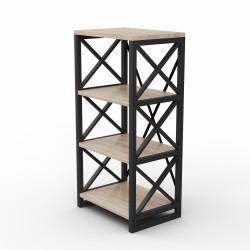 Bookcase & shelving HOBEL LOFT-SH-139-M BLACK/ 3025 (1) 