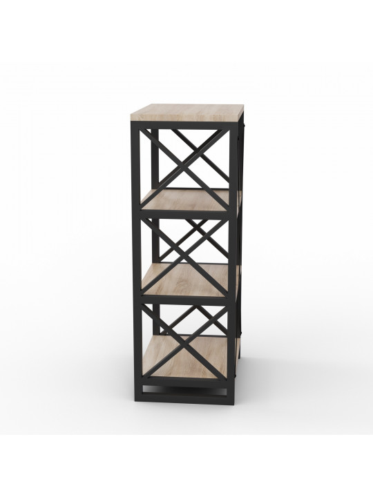 Bookcase & shelving HOBEL LOFT-SH-139-M BLACK/ 3025 (1) 