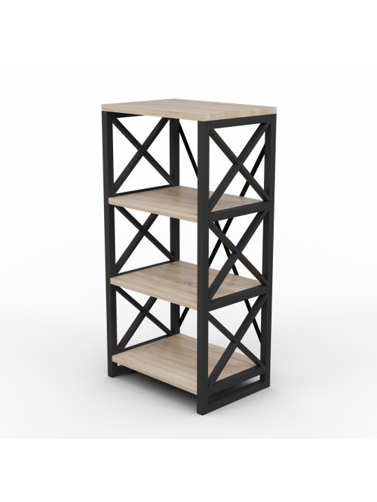 Bookcase & shelving HOBEL LOFT-SH-139-M BLACK/ 3025 (1) 