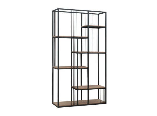 Книжный шкаф и стеллаж HOBEL LANFEN 100 BLACK METAL/ K004 (1) 
