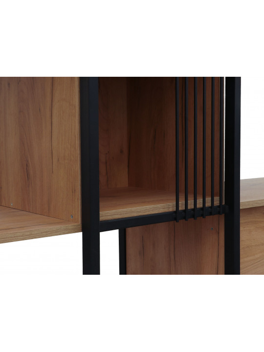 Bookcase & shelving HOBEL LANFEN M-107 BLACK K003 (3) 