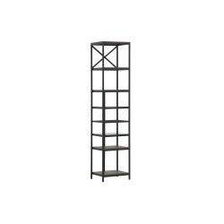 Bookcase & shelving HOBEL LANFEN M-110 BLACK/GLASS FM/K090 (1) 