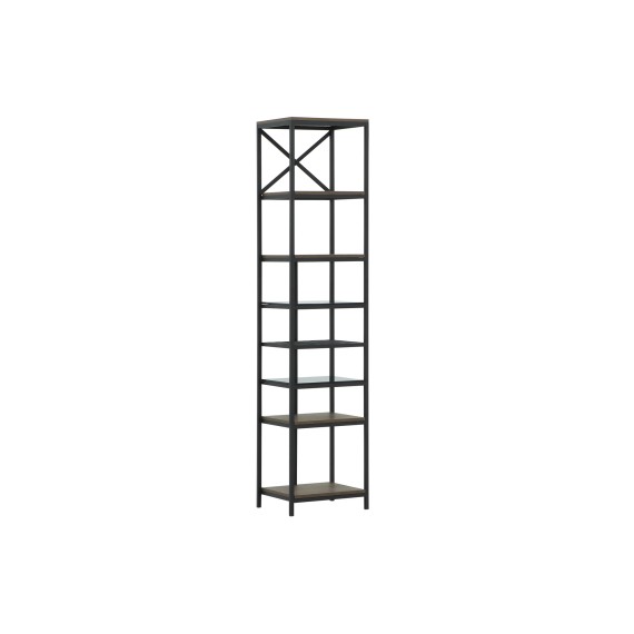 Գրապահարան և դարակաշար HOBEL LANFEN M-110 BLACK/GLASS FM/K090 (1) 