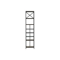 Bookcase & shelving HOBEL LANFEN M-110 BLACK/GLASS FM/K090 (1) 