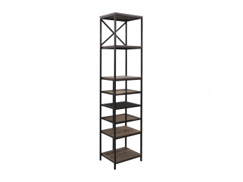 Գրապահարան և դարակաշար HOBEL LANFEN M-110 METAL BLACK/ GLASS/ K354 (1) 