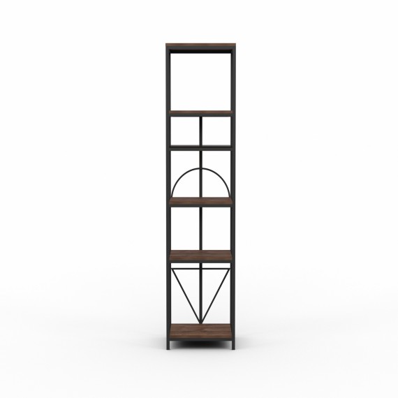 Գրապահարան և դարակաշար HOBEL LANFEN M-111 BLACK/GLASS /K090 (1) 
