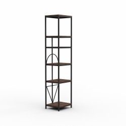 Bookcase & shelving HOBEL LANFEN M-111 BLACK/GLASS /K090 (1) 