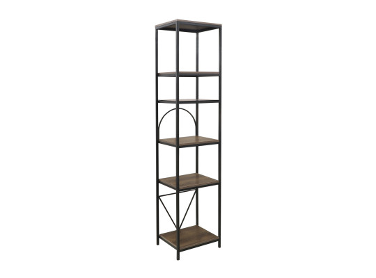 Bookcase & shelving HOBEL LANFEN M-111 BLACK/GLASS /K090 (1) 