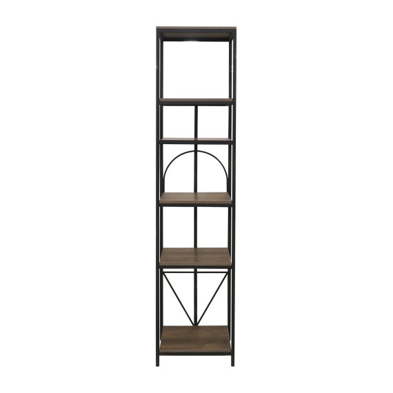 Գրապահարան և դարակաշար HOBEL LANFEN M-111 BLACK/GLASS /K090 (1) 