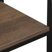 Bookcase & shelving HOBEL LANFEN M-111 BLACK/GLASS /K090 (1) 