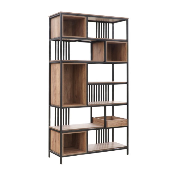 Bookcase & shelving HOBEL LANFEN M124 METAL BLACK/K004 (1) 