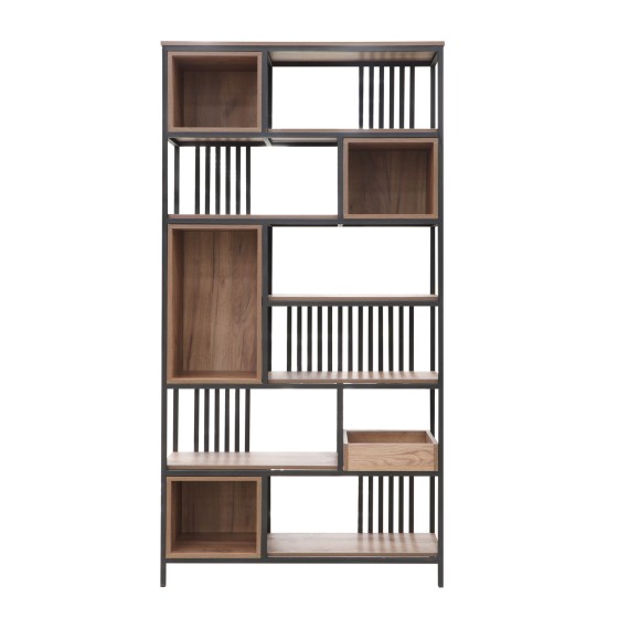 Bookcase & shelving HOBEL LANFEN M124 METAL BLACK/K004 (1) 