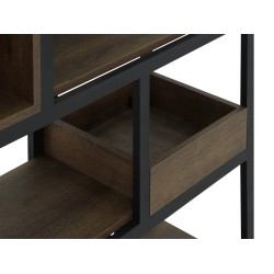 Bookcase & shelving HOBEL LANFEN M124 METAL BLACK/K090 (1) 