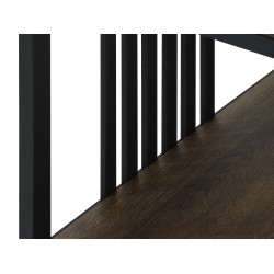 Bookcase & shelving HOBEL LANFEN M124 METAL BLACK/K090 (1) 
