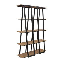 Bookcase & shelving HOBEL LANFEN M125 METAL BLACK/K003 (1) 