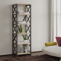 Bookcase & shelving HOBEL LOFT-SH-139-L BLACK/ 3025 (1) 