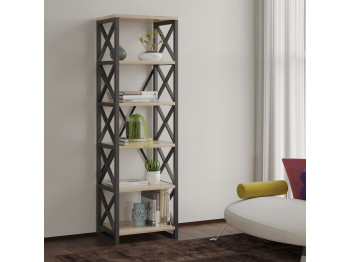 Գրապահարան և դարակաշար HOBEL LOFT-SH-139-L BLACK/ 3025 (1) 