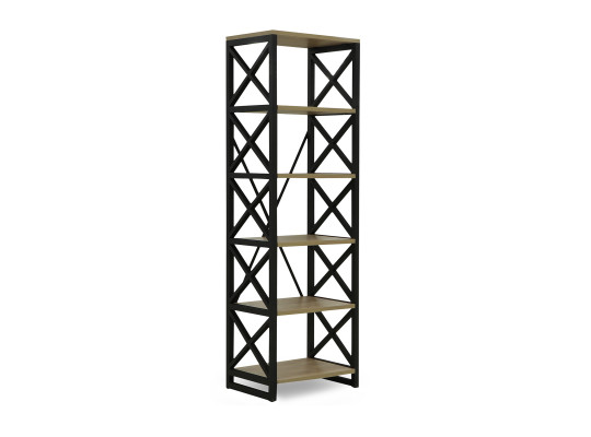 Bookcase & shelving HOBEL LOFT-SH-139-L BLACK/ 3025 (1) 