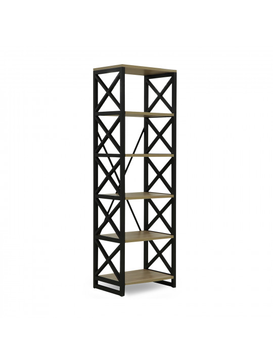 Գրապահարան և դարակաշար HOBEL LOFT-SH-139-L BLACK/ 3025 (1) 
