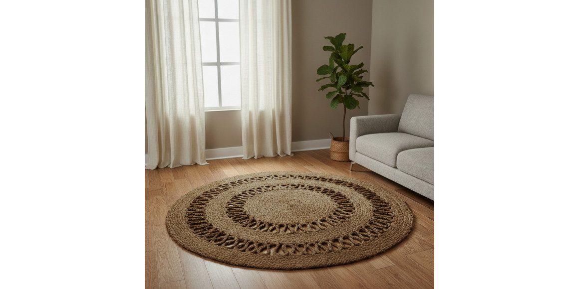 Ковёр KOOPMAN 120CM ROUND BRAIDED JUTE (A35823440)
