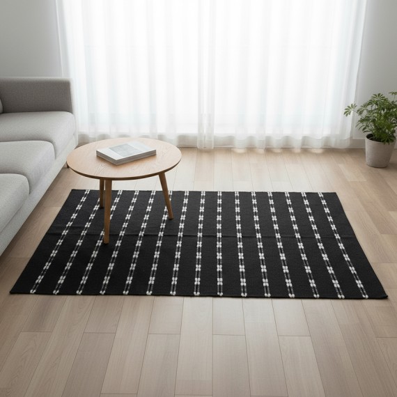 Carpet KOOPMAN 70X140CM BLACK (A35822810)